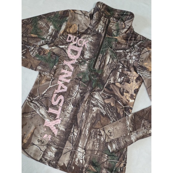 Tops - Duck Dynasty XL Realtree Hunting camouflage Quarter Zip Pullover Sweatshirt